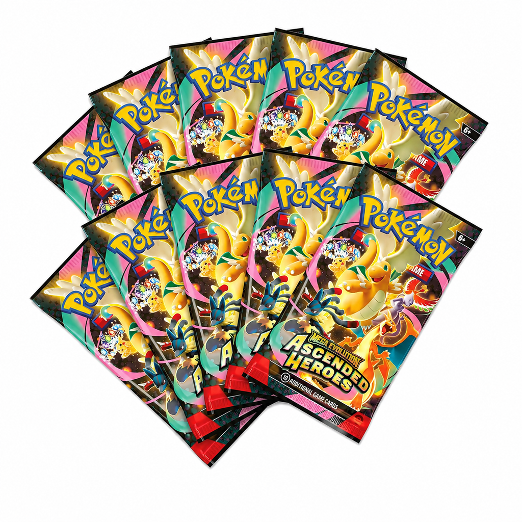 10 Ascended Heroes booster packs