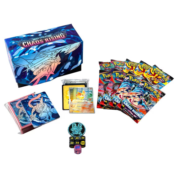 2026 Pokémon Mega Evolution: Chaos Rising Elite Trainer Box