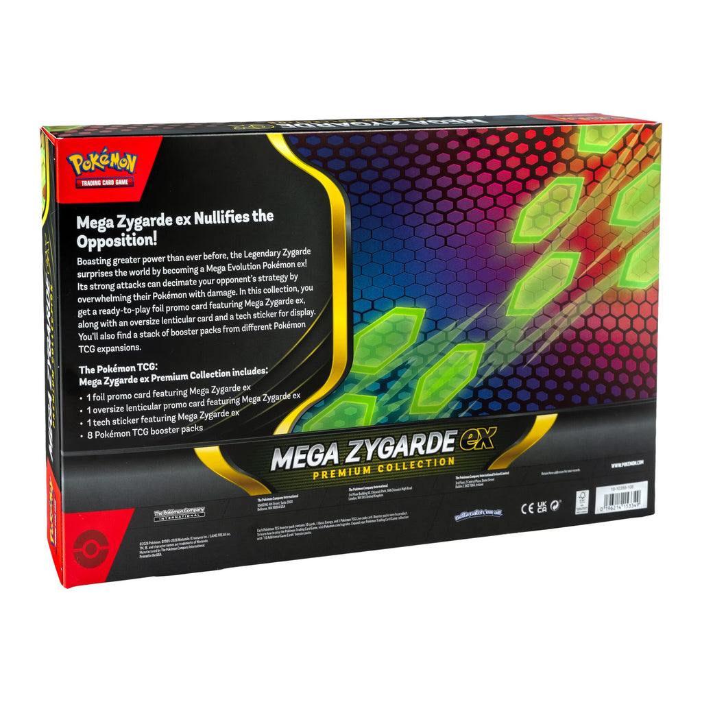 Back of the 2026 Pokémon Mega Zygarde ex Premium Collection box